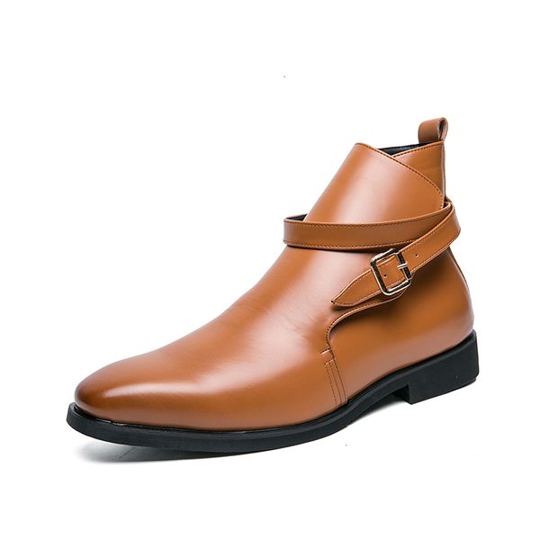 dress shoes men's boots chelsea fashion leather casual men classic trend all-match business formal xafy, Black
dress shoes men's boots chelsea fashion leather casual men classic trend all-match business formal xafy, Black