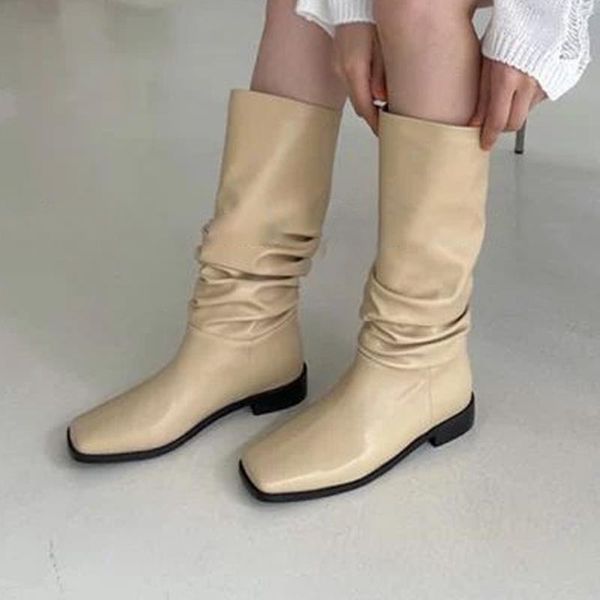 boots woman high for female concise long slip on boot ladies pu leather square toe shoes fashion 2021 autumn, Black
boots woman high for female concise long slip on boot ladies pu leather square toe shoes fashion 2021 autumn, Black