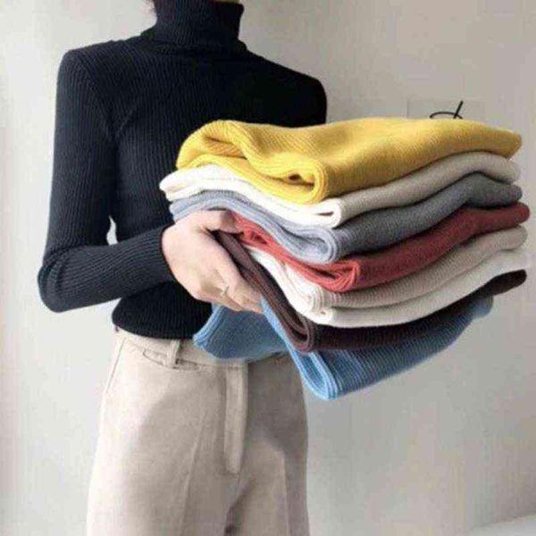 2021 new winter fashion turtleneck knit pullovers sweater women autumn high elastic solid slim bottoming knitted pullovers y1110, White;black
2021 new winter fashion turtleneck knit pullovers sweater women autumn high elastic solid slim bottoming knitted pullovers y1110, White;black