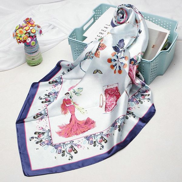 scarves fashion shawl hijab scarf women print silk satin scarfs female 90cm*90cm square kerchief shawls for ladies, Blue;gray
scarves fashion shawl hijab scarf women print silk satin scarfs female 90cm*90cm square kerchief shawls for ladies, Blue;gray