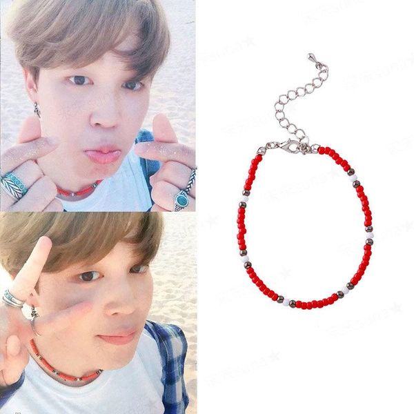 jumpsuits korean kpop bangtan boys red bracelet customized bead short necklace fashion couple bracelets for men and women jewelry gift, Blue
jumpsuits korean kpop bangtan boys red bracelet customized bead short necklace fashion couple bracelets for men and women jewelry gift, Blue