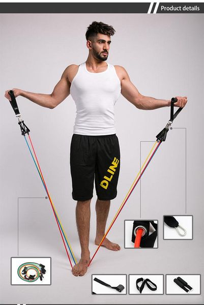 elastic rope fitness male tensile band puller chest muscle training equipment home resistance pull expander rubber gym bands
elastic rope fitness male tensile band puller chest muscle training equipment home resistance pull expander rubber gym bands
