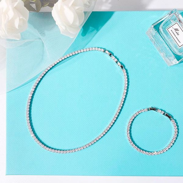 chokers 2021 fashion trend luxury jewelry full pave + nano zircon 4mm bracelet nacklace wedding sets for women party gifting, Golden;silver
chokers 2021 fashion trend luxury jewelry full pave + nano zircon 4mm bracelet nacklace wedding sets for women party gifting, Golden;silver