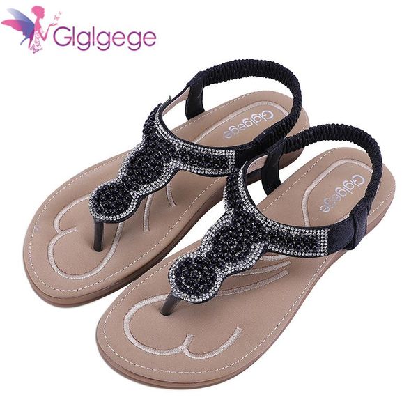 glglgege women fashion shoes comfortable low heels cool crystal style sandals woman flip flop zapatos mujer, Black
glglgege women fashion shoes comfortable low heels cool crystal style sandals woman flip flop zapatos mujer, Black