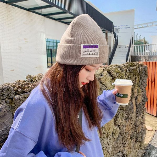 beanie/skull caps candy color warm woolen hat solid tide high-density korean version knitted autumn and winter labeling letter female, Blue;gray
beanie/skull caps candy color warm woolen hat solid tide high-density korean version knitted autumn and winter labeling letter female, Blue;gray