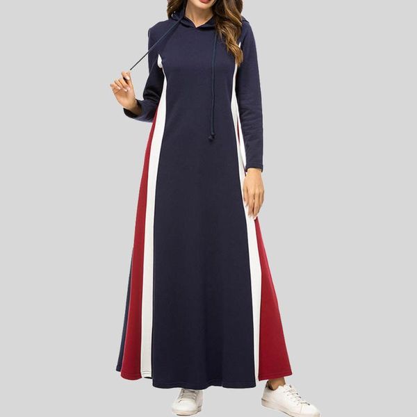 women oversized long hooded hoodies muslim female plus size color block casual warm fashion patchwork hoodie office lady women's & swea, Black
women oversized long hooded hoodies muslim female plus size color block casual warm fashion patchwork hoodie office lady women's & swea, Black