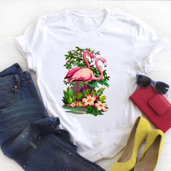 flamingo flower painting beach women print travel summer tee clothes womens graphic, White
flamingo flower painting beach women print travel summer tee clothes womens graphic, White