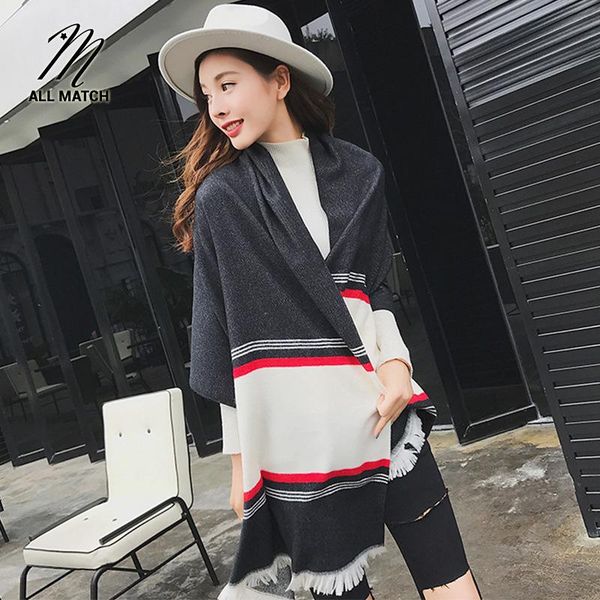 students all-match korean winter scarf shawl and long thick stripes dual-purpose cashmere in autumn scarves & wraps, Red;brown
students all-match korean winter scarf shawl and long thick stripes dual-purpose cashmere in autumn scarves & wraps, Red;brown