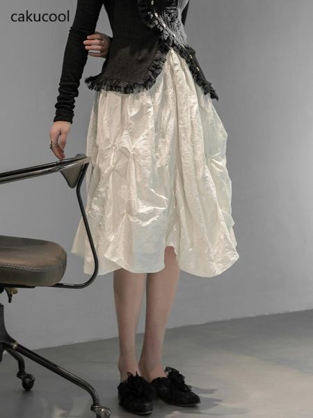 cakucool 2021 fashion irregular design wrinkled versatile fairy skirt lady loose midi skirts, Black
cakucool 2021 fashion irregular design wrinkled versatile fairy skirt lady loose midi skirts, Black