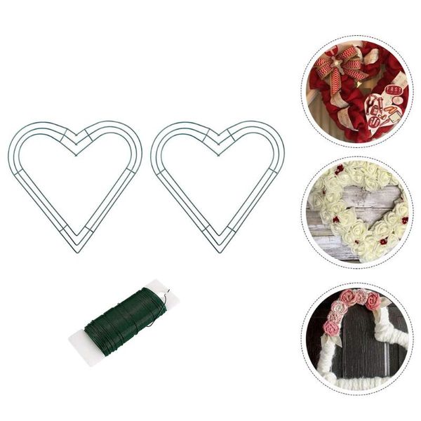 decorative objects & figurines 1 set diy iron wreath frame heart rings reusable making
decorative objects & figurines 1 set diy iron wreath frame heart rings reusable making