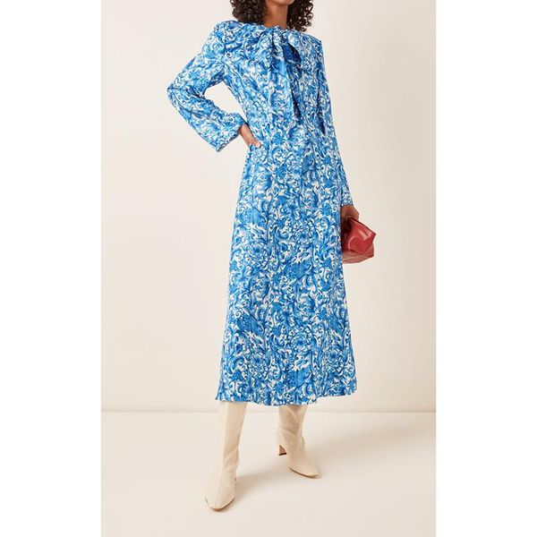 casual dresses dress for women 2021 spring fashion runway bow neck full sleeves print elegant vestidos np1332a, Black;gray
casual dresses dress for women 2021 spring fashion runway bow neck full sleeves print elegant vestidos np1332a, Black;gray