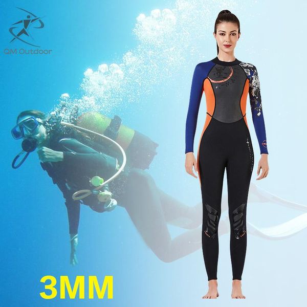 3mm women's neoprene wetsuit thickening warm long-sleeved full body diving suit swim wear
3mm women's neoprene wetsuit thickening warm long-sleeved full body diving suit swim wear