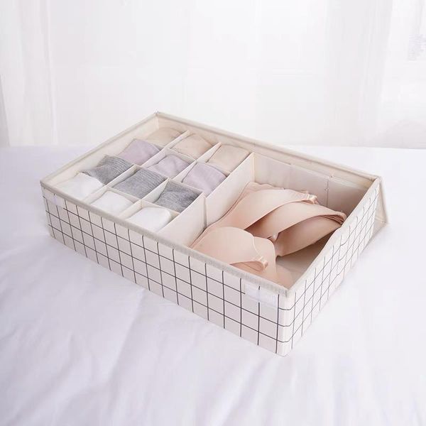 storage drawers collapsible underwear box bra socks drawer closet with lid