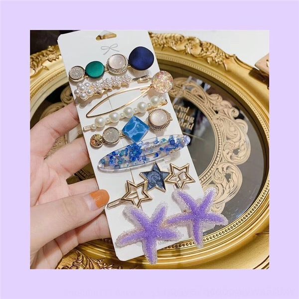 4g2 starfish 8-piece hairpin female barrettes korean ins headdress headdress clip heavy industry clips net red hairpin 8-piece set, Golden;silver
4g2 starfish 8-piece hairpin female barrettes korean ins headdress headdress clip heavy industry clips net red hairpin 8-piece set, Golden;silver
