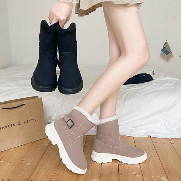 boots 2021 women snow warm short fur plush winter calf boot platform ladies shoes female comfortable botas mujer, Black
boots 2021 women snow warm short fur plush winter calf boot platform ladies shoes female comfortable botas mujer, Black