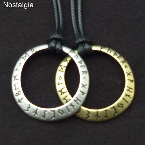 pendant necklaces nostalgia nordic elder futhark runes pagan talisman amulet jewelery circle viking necklace drop, Silver
pendant necklaces nostalgia nordic elder futhark runes pagan talisman amulet jewelery circle viking necklace drop, Silver