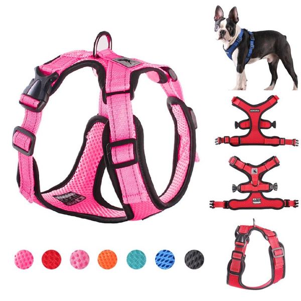 dog collars & leashes no pull mesh pet harness breathable puppy vest reflective safety harnesses adjustable for small dogs chihuahua
dog collars & leashes no pull mesh pet harness breathable puppy vest reflective safety harnesses adjustable for small dogs chihuahua