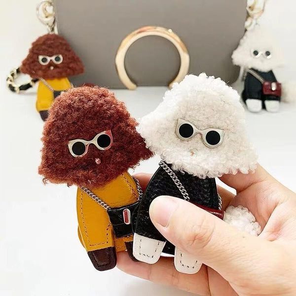keychains cute teddy dog keychain wool fur leather animal puppy keyring car bag charms trinket chaveiros key chain accessories pendant, Silver
keychains cute teddy dog keychain wool fur leather animal puppy keyring car bag charms trinket chaveiros key chain accessories pendant, Silver