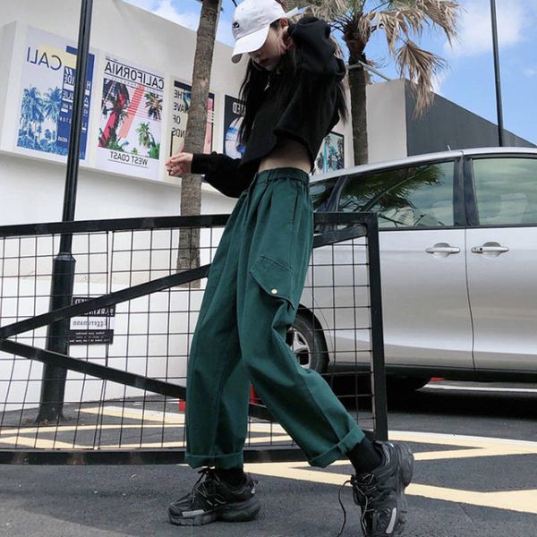 women's jeans high-waisted female cargo pants, harajuku style, loose, with pockets, for korean urban fashion, hip hop 7o1a, Blue
women's jeans high-waisted female cargo pants, harajuku style, loose, with pockets, for korean urban fashion, hip hop 7o1a, Blue