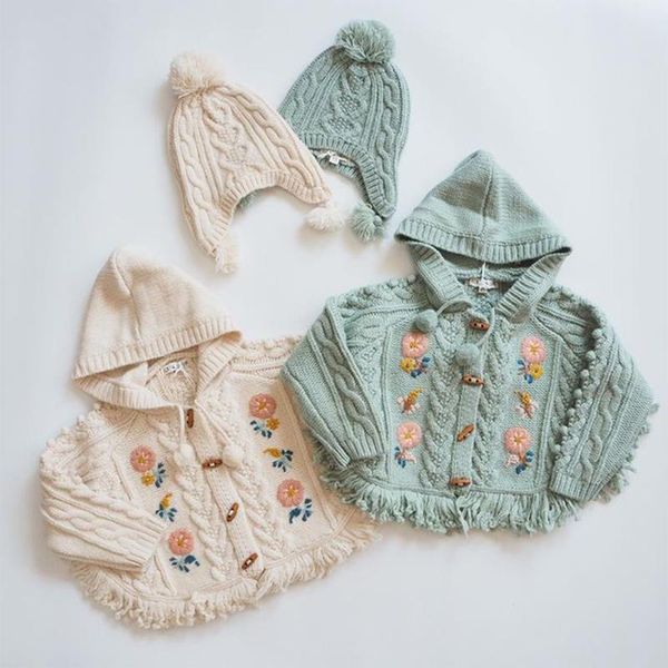 pullover spring autumn kids girls sweater hooded coat flower baby girl solid color knite cardigan for clothes, Blue
pullover spring autumn kids girls sweater hooded coat flower baby girl solid color knite cardigan for clothes, Blue