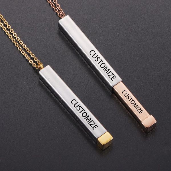 pendant necklaces stylisteel stainless steel retractable cube custom name necklace for women men personality clavicle chain gift boyfriend, Silver
pendant necklaces stylisteel stainless steel retractable cube custom name necklace for women men personality clavicle chain gift boyfriend, Silver