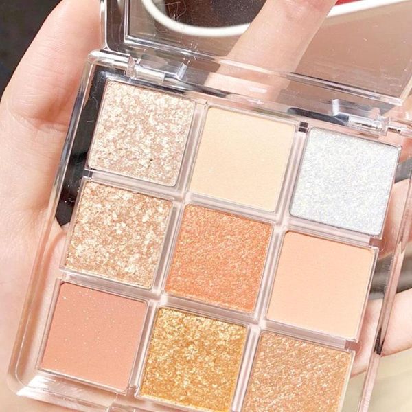 eye shadow transparent nine-color acrylic eyeshadow palette pearlescent matte earth color nine square grid
eye shadow transparent nine-color acrylic eyeshadow palette pearlescent matte earth color nine square grid