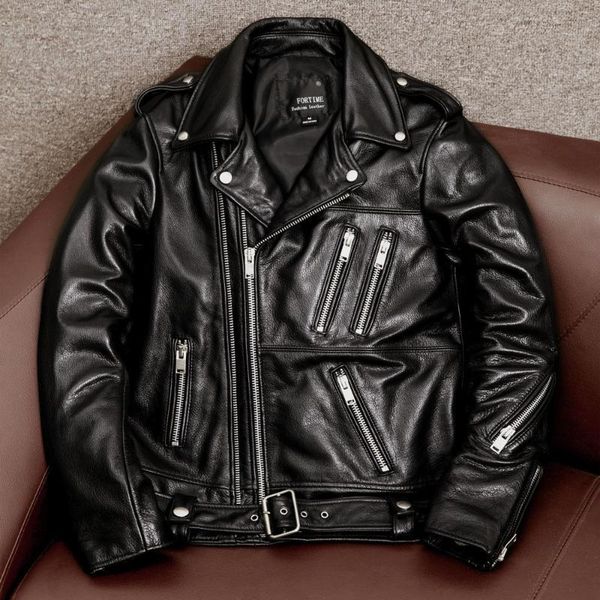 autumn winter fashion men cowleather jacket motorcycle biker korea style outwear male classic slim fit coats w67 men's leather & faux, Black
autumn winter fashion men cowleather jacket motorcycle biker korea style outwear male classic slim fit coats w67 men's leather & faux, Black