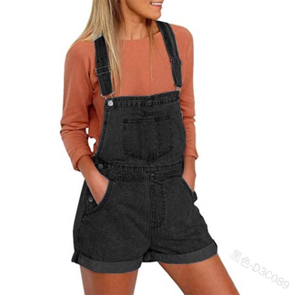 women's jeans wepbel strap shorts slim high waist women denim overall pocket overalls sleeveless fashion summer, Blue
women's jeans wepbel strap shorts slim high waist women denim overall pocket overalls sleeveless fashion summer, Blue