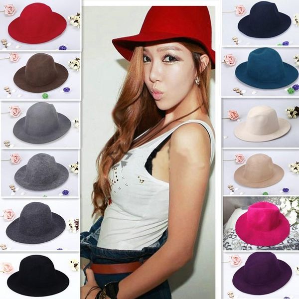 stingy brim hats fashion wool fedora hat trilby crown cap wide bowler headwear floppy bucket coffee h3130, Blue;gray
stingy brim hats fashion wool fedora hat trilby crown cap wide bowler headwear floppy bucket coffee h3130, Blue;gray
