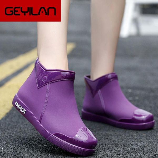 boots shoes woman rain waterproof fashion girls ladies cute short ankle pvc rainboots, Black
boots shoes woman rain waterproof fashion girls ladies cute short ankle pvc rainboots, Black