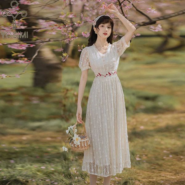 yosimi beige lace dres elegant summer fraiy v-neck mid-calf a-line short sleeve embroidery birthday party dresses 210604, Black;gray
yosimi beige lace dres elegant summer fraiy v-neck mid-calf a-line short sleeve embroidery birthday party dresses 210604, Black;gray