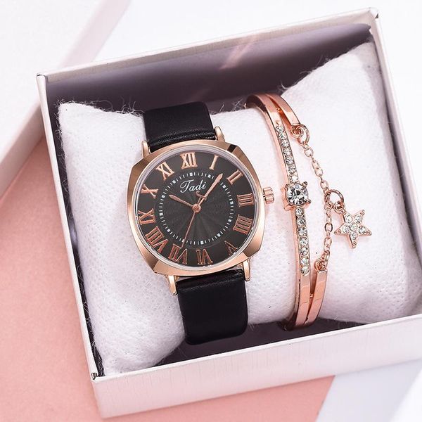 wristwatches style women watch irregular shape black bracelet watches set ladies leather quartz female clock zegarek damski, Slivery;brown
wristwatches style women watch irregular shape black bracelet watches set ladies leather quartz female clock zegarek damski, Slivery;brown
