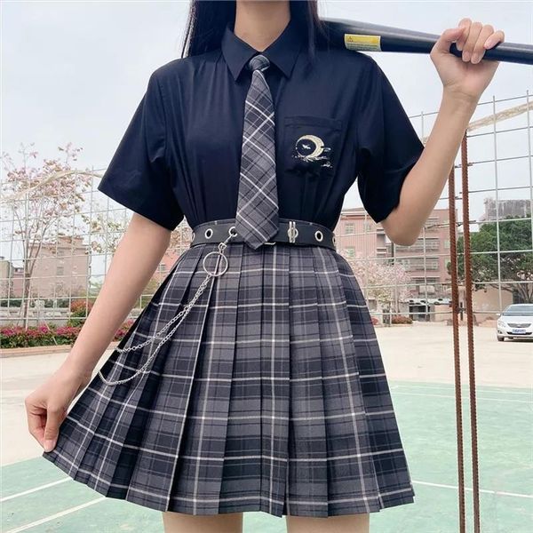 summer jk plaid harajuku cosplay womens skirt high waist a line kawaii dance ladies sweet mini tennis pleated women, Black
summer jk plaid harajuku cosplay womens skirt high waist a line kawaii dance ladies sweet mini tennis pleated women, Black