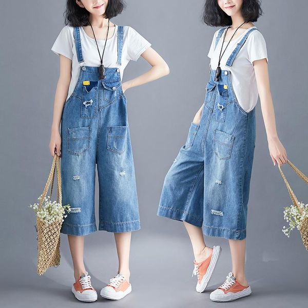 women's jumpsuits & rompers summer fashion front pockets design denim overalls women hole ripped jeans jumpsuit plus size casual loose, Black;white
women's jumpsuits & rompers summer fashion front pockets design denim overalls women hole ripped jeans jumpsuit plus size casual loose, Black;white