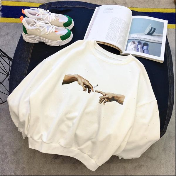 michelangelo cappella sistina harajuku womens hoodies ulzzang tumblr winter warm funny hip hop streetwear, Black
michelangelo cappella sistina harajuku womens hoodies ulzzang tumblr winter warm funny hip hop streetwear, Black