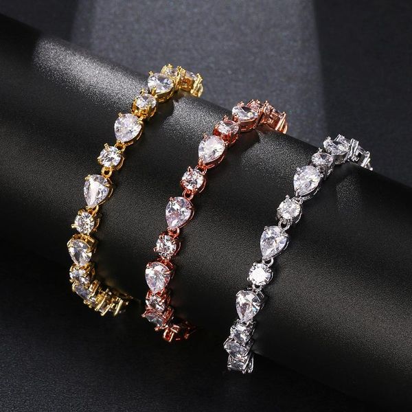 link, chain ksra 2021 trendy gold color zircon bracelet for women personality wedding bridal jewelry mother's gift prom party accessory, Black
link, chain ksra 2021 trendy gold color zircon bracelet for women personality wedding bridal jewelry mother's gift prom party accessory, Black