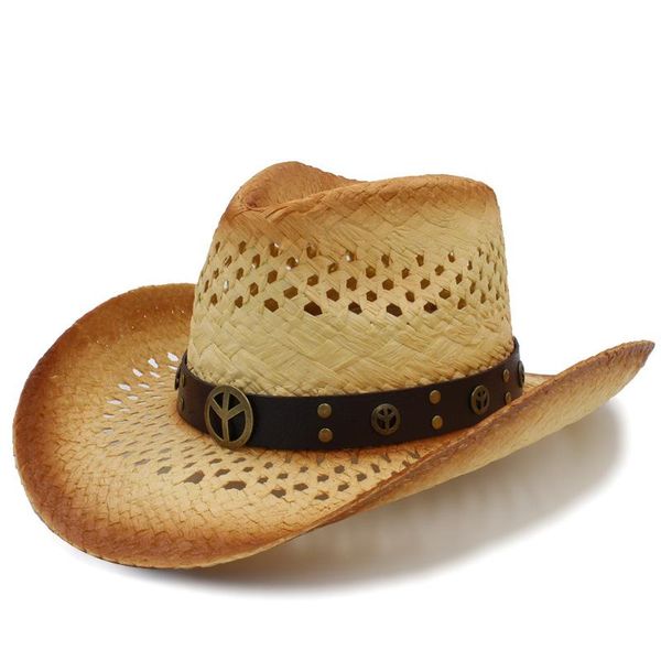 stingy brim hats 2021 women men western sun hat with leather band beach straw handmade weave sombrero cowboy size 58cm a0135, Blue;gray
stingy brim hats 2021 women men western sun hat with leather band beach straw handmade weave sombrero cowboy size 58cm a0135, Blue;gray