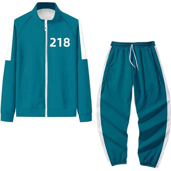 jogging clothing squid game cosplay costumes blue jacket pants set round six park hae soo 218 role play costume plus size sportswear sweatsh, Black;red
jogging clothing squid game cosplay costumes blue jacket pants set round six park hae soo 218 role play costume plus size sportswear sweatsh, Black;red