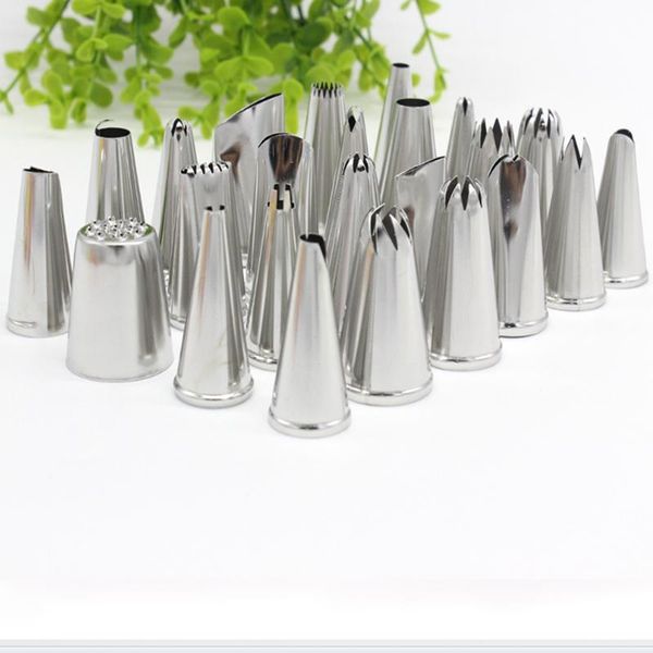 baking & pastry tools 24pcs/sets of stainless steel seamless welding decorating mouth skill ice duct nozzle cake bread cookie flower kit
baking & pastry tools 24pcs/sets of stainless steel seamless welding decorating mouth skill ice duct nozzle cake bread cookie flower kit
