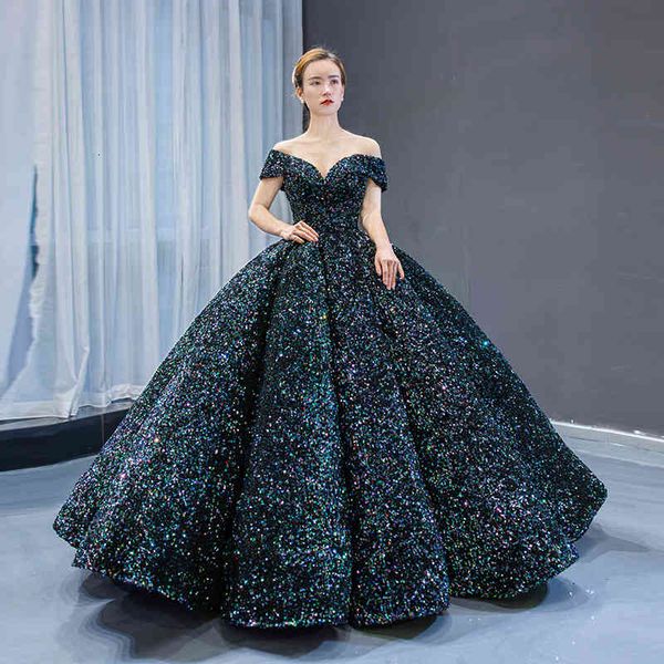 suits women formal sequined lace up ball gown fluffy long gala custom made de soiree vestidos party dress gradient, Black
suits women formal sequined lace up ball gown fluffy long gala custom made de soiree vestidos party dress gradient, Black