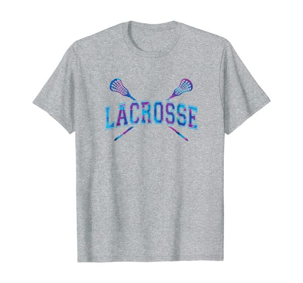 Lacrosse Shirt Girls Boy Tie-dye Crossed Sticks Cool T-shirt, Mainly pictures