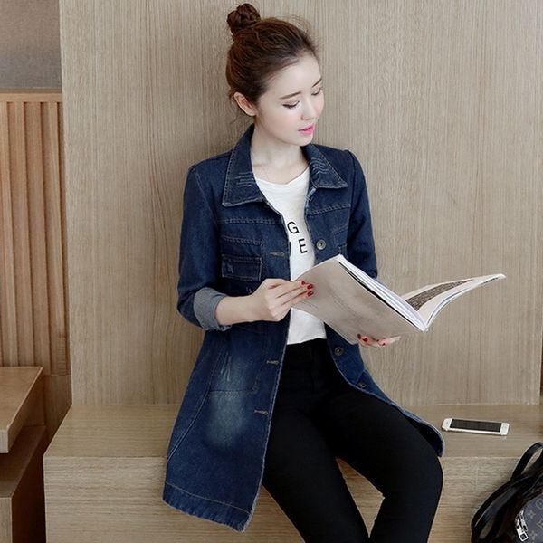 suits new streetwear long denim jacket women plus size 5xl women's autumn coat casual vintage jeans overcoat loose coats female, White;black
suits new streetwear long denim jacket women plus size 5xl women's autumn coat casual vintage jeans overcoat loose coats female, White;black