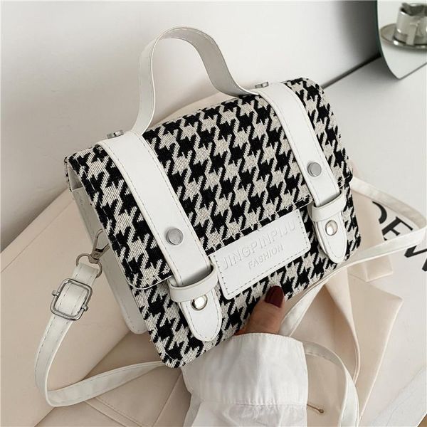 evening bags shoulder bag for women plaid female fashion houndstooth messenger brand totes crossbody casual handbag eb10125
evening bags shoulder bag for women plaid female fashion houndstooth messenger brand totes crossbody casual handbag eb10125
