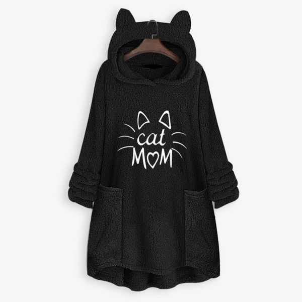 women's hoodies & sweatshirts oversized sweatshirt woman fleece embroidery cat ear hooded plus size hoodie pocket winter 2021, Black
women's hoodies & sweatshirts oversized sweatshirt woman fleece embroidery cat ear hooded plus size hoodie pocket winter 2021, Black