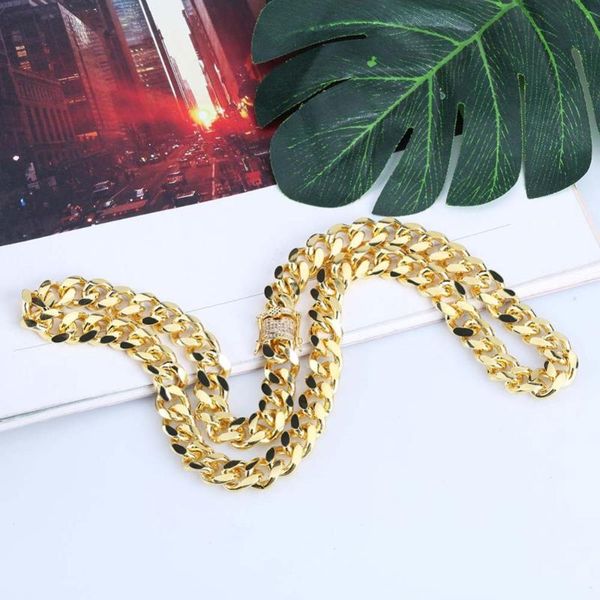 chains miami cuban chain necklace charms for men gold silver color cubic zircon trendy men's hip hop jewelry gifts
chains miami cuban chain necklace charms for men gold silver color cubic zircon trendy men's hip hop jewelry gifts