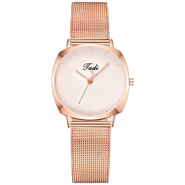 wristwatches fashion mesh belt watch women luxury rose gold stainless steel quartz ladies casual waterproof sports unisex, Slivery;brown
wristwatches fashion mesh belt watch women luxury rose gold stainless steel quartz ladies casual waterproof sports unisex, Slivery;brown