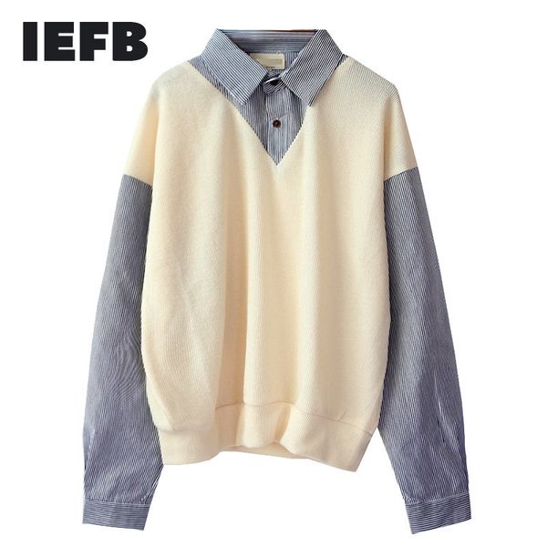 iefb /men's wear false two pieces shirts male spring color block korean fashion pullovers loose personality 9y1056 210524, White;black
iefb /men's wear false two pieces shirts male spring color block korean fashion pullovers loose personality 9y1056 210524, White;black