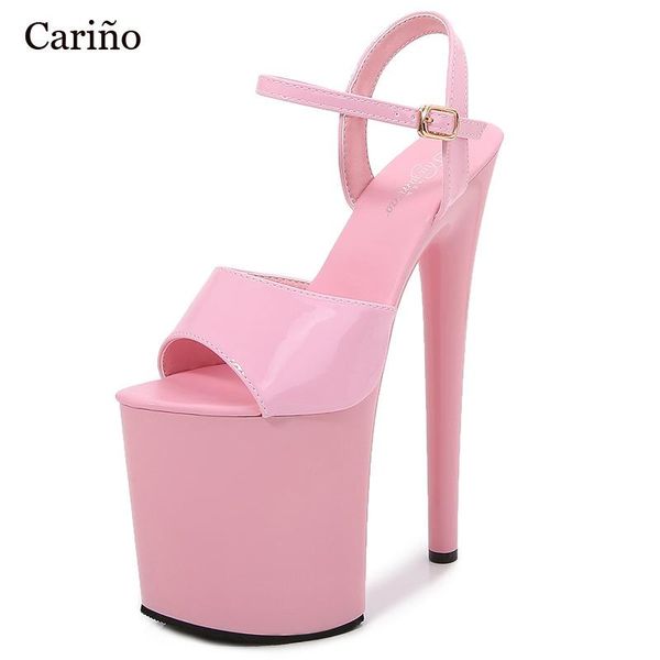 dress shoes stripper sandals 20cm thin heel platform heels summer peep toe buckle strap stilettos women's fashion show pumps 34-45, Black
dress shoes stripper sandals 20cm thin heel platform heels summer peep toe buckle strap stilettos women's fashion show pumps 34-45, Black