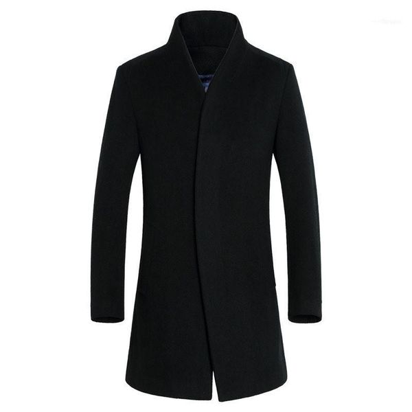 men's wool & blends autumn/winter arrivals fashion silm fit casaco masculino men solid long sleeve trench coat warmer overcoat blends1, Black
men's wool & blends autumn/winter arrivals fashion silm fit casaco masculino men solid long sleeve trench coat warmer overcoat blends1, Black