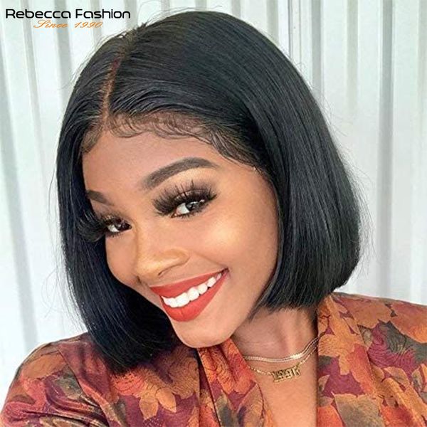 14inch bob wig brazilian remy hair straight short bob lace front wigs 4x4 lace front human hair wigs pre-plucked with baby hair, Black
14inch bob wig brazilian remy hair straight short bob lace front wigs 4x4 lace front human hair wigs pre-plucked with baby hair, Black